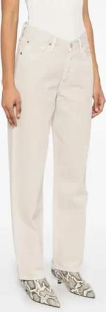 Agolde - High-Waisted Relaxed Straight-Leg Jeans With Timel - Größe 24 - beige