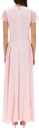 Rotate - Long Dress With Draped Silhouette - Größe 36 - pink