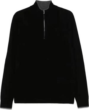 Michael Kors - Logo-Embroidered Sweater - Größe M - schwarz