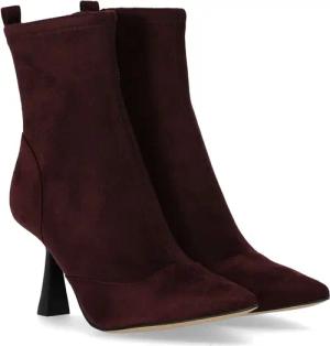 Michael Kors Stiefel - Clara Burgundy Heeled Ankle Boot - Gr. 40,5 (EU) - in Rot - für Damen