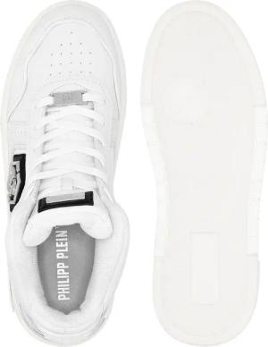 Philipp Plein Low-Top Sneaker - Hightop-Sneaker Predator - Gr. 44 (EU) - in Weiß - für Damen