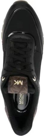 Michael Kors Low-Top Sneaker - Casual Trainers With Sheep Leather - Gr. 7_5 - in Schwarz - für Damen