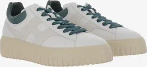 Hogan Low-Top Sneaker - H-Stripes Sneakers - Gr. 8_5 - in Weiß - für Damen