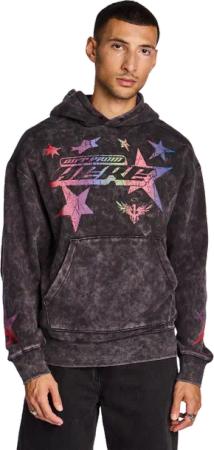 Puma Melo Herren Kapuzenpullover - Schwarz - Größe M - Baumwoll-Fleece