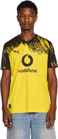 Puma Dortmund Herren Trikots/Replikate - Gelb - Größe: S - Poly Jersey - Foot Locker