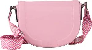 TOM TAILOR Damen TTNANI Umhängetasche mit gemustertem Webriemen, rosa, Uni, Gr. ONESIZE
