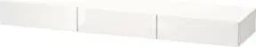 Duravit Schubkastenablage DuraStyle 180x44cm, 3 SchKa., tau/we ma, m Konsole