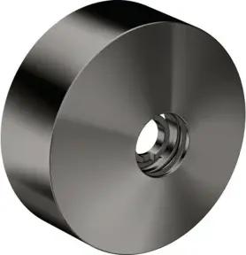 hansgrohe Verlängerungsrosette d 80mm, a Metall, polished black chrome
