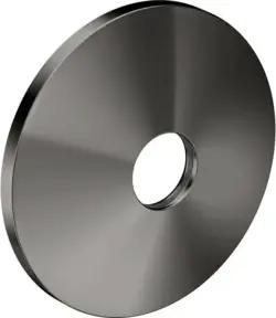 hansgrohe Verlängerungsrosette d 90mm, a Metall, polished black chrome