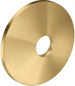 hansgrohe Verlängerungsrosette d= 90mm, aus Metall, brushed gold optic