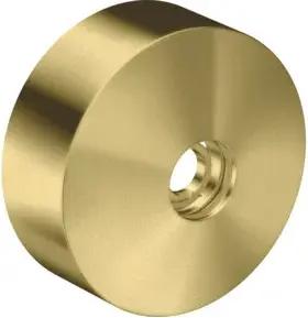 hansgrohe Verlängerungsrosette d= 80mm, aus Metall, brushed brass