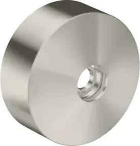 hansgrohe Verlängerungsrosette d= 80mm, aus Metall, Edelstahl-Optik