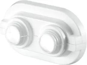 Oventrop Abdeckrosette Cofit S 14-16mm, flach, Rohrabstand 35mm