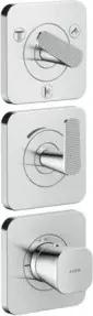 hansgrohe Thermostat-Modul Axor Citterio C cubic cut, chrom, UP mit Rosetten