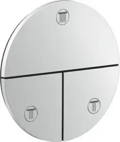 hansgrohe Ventil Axor ShowerSelect ID Unterputz, 3 Verbaucher, rund, Chrom
