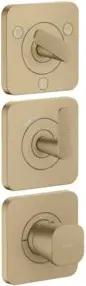 hansgrohe Thermostat-Modul Axor Citterio C cub cut, brushed bronze, UP mit Rosetten