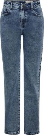 Noisy May Jeans - NMYOLANDA NW WIDE JEANS AZ358MB FWD NOOS - W25L32 bis W32L32 - für Damen - Größe W30L32 - blau