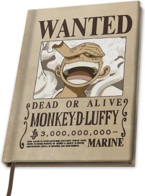 One Piece - Anime Notizbuch - Wanted Luffy - multicolor - Lizenzierter Fanartikel