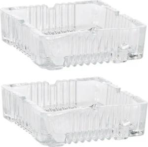 HAC24 Aschenbecher Aschenbecher Glasaschenbecher Tischaschenbecher, Glas