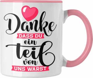 Trendation Tasse Jobwechsel Abschiedsgeschenk Tasse Kollegin