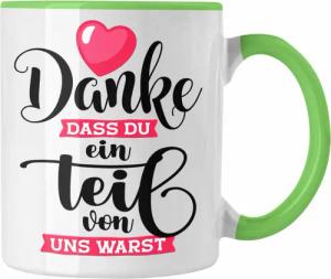 Trendation Tasse Jobwechsel Abschiedsgeschenk Tasse Kollegin
