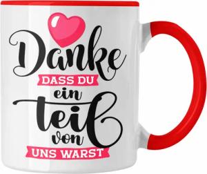 Trendation Tasse Jobwechsel Abschiedsgeschenk Tasse Kollegin