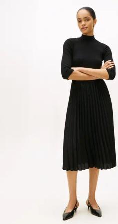 Tommy Hilfiger A-Linien-Kleid SLIM 5X2 RIB