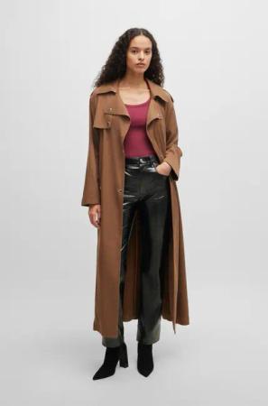BOSS ORANGE Lederimitathose Tadas Premium Damenmode