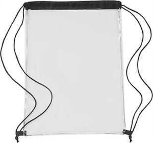 L-merch Rucksack Transparent PVC Drawstring Backpack