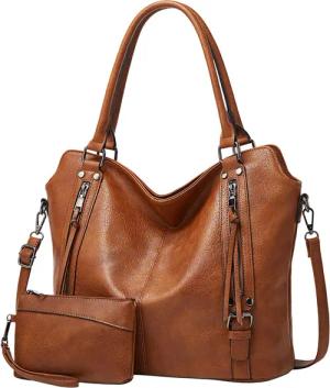 Refttenw Handtasche Damen Ledertasche Henkeltasche Schultertasche