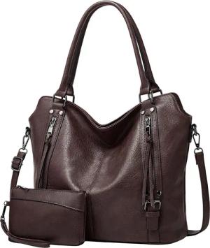 Refttenw Handtasche Damen Ledertasche Henkeltasche Schultertasche