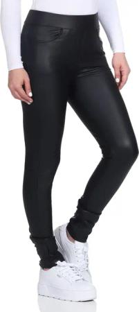Aurela Damenmode Lederhose Kunstlederleggings für Damen