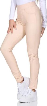Aurela Damenmode Lederhose Kunstlederleggings für Damen