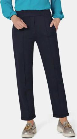 GOLDNER Schlupfhose Blaue Jerseyhose CARLA aus