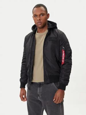 Alpha Industries Bomberjacke MA-1 TT Hood Two Tone 258100 Schwarz Regular Fit