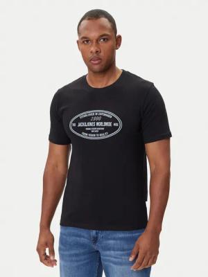 Jack & Jones T-Shirt York 12283800 Schwarz Relaxed Fit