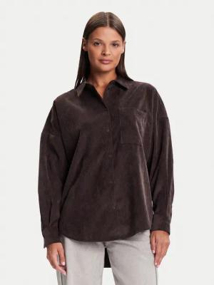 Vero Moda Hemd Sanne 10317194 Braun Oversize