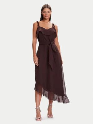 Vero Moda Coctailkleid Sabrina 10344471 Braun Regular Fit
