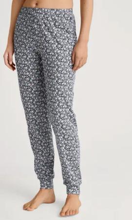 CALIDA Favourites Joy II Pyjamahose mit Bündchenfür Damen, M, Blau, Mix it & Match it