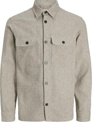 Jack & Jones Langarmhemd "JPRRAYLE MELANGE SOLID L/S OVERSHIRT SN"