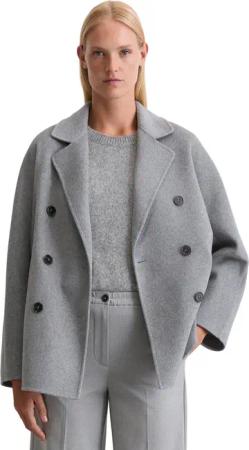 Marc OPolo Outdoorjacke "aus Wolle-Mix", ohne Kapuze