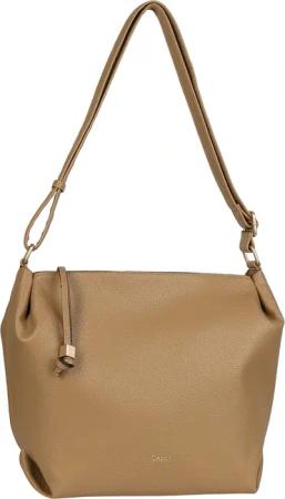 Gabor Hobo "Telia", dezente Falten, eleganter Reißverschlusszipper mit goldenem Zierkubus