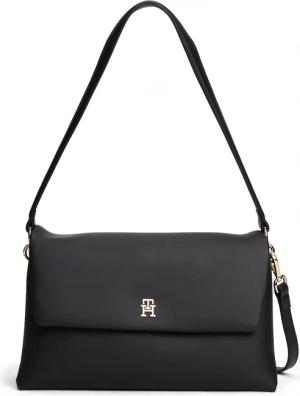 Tommy Hilfiger Schultertasche "TH MODERN ESS SHOULDER BAG", Damen Minibag, Tragetasche mit goldfarbenen Details