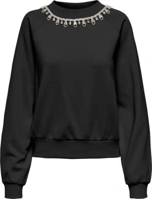 ONLY Sweatshirt "ONLJETT L/S O-NECK EMB. BOX SWT"