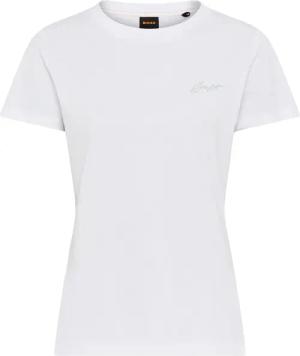 BOSS ORANGE T-Shirt "Esogo Premium Damenmode", mit Rundhals, Strassapplikation