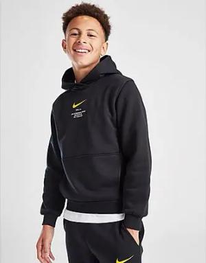 Nike Graphic Hoodie Junior, Schwarz