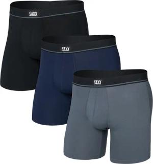 Saxx Underwear Herren Essential Cotton Brief Fly 3er Pack Boxer