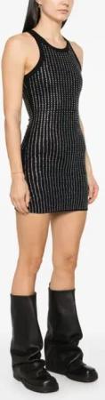 The Attico - Fitted Midi Dress - Größe 40 - schwarz