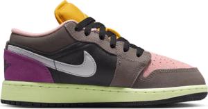 Jordan 1 Low Unisex Sneaker - Grau - Größe 40 - Netz/Synthetik