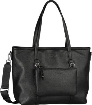 TOM TAILOR Shopper "Jamila", ein Platzwunder mit 2-in1-Funktion aus fein genarbtem Lederimtiat